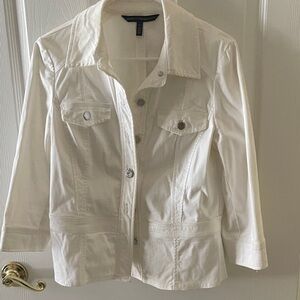 White House Black Market jean style jacket